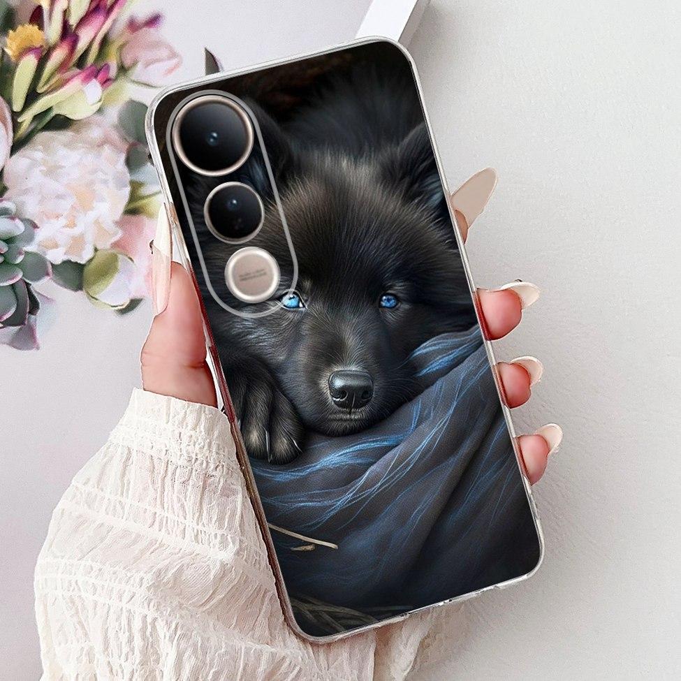 For Vivo V50 Lite 5G Case Cover Cute Cat Luxury Fashion Flowers Funny Cool Painted Back Cover For Vivo V50Lite 5G Phone Case