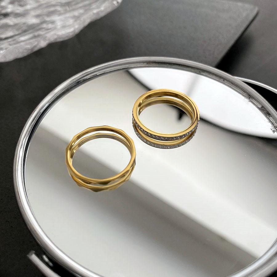 Изысканное корейское кольцо с бриллиантом на указательный палец для модных женщин - Универсальный дизайнерский стиль