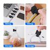 1/5/12/20PCS Tape Cable Tie Auto Adhesive Velcros Self-adhesive Sewing Wall-mounted Diy Reusable T-shaped Nylon Hook Surround