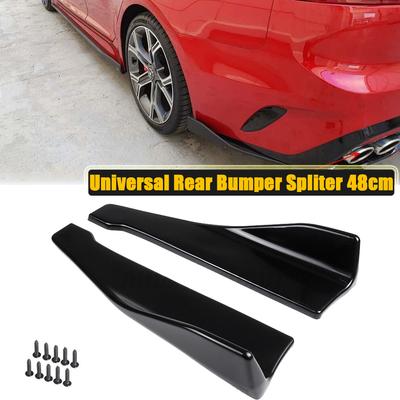 Универсальный фартук для Kia Stinger 2018-2023, 48 см, разделитель заднего бампера, спойлер, боковая юбка, удлиненный комплект кузова автомобиля