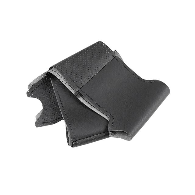 Оплетка рулевого колеса для Honda Civic 8th MK8 2005 2006 2007 2008 2009 2010 2011 Автомобильный руль сшитый вручную кожаный чехол