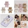 Cute Cartoon Bear Brooch Accessories for Children's Clothing and Bags Adorable DIY Accessory for Bags Clothes and Socks