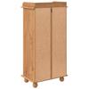 Wine Cabinet ASKIM Honey Wax Finish 57 x 37 x 114 cm