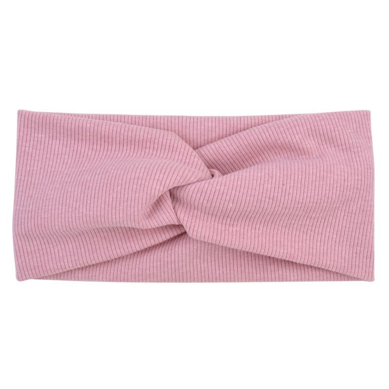 Большой размер Детская повязка на голову Девочки Йога Спорт Дети Дети Взрослые Женщины Повязка Однотонная Витая Узловая Мягкие Аксессуары для волос Тюрбан