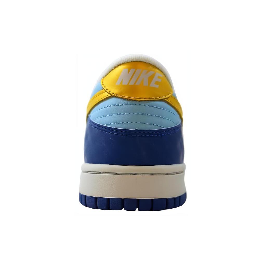 Nike Кроссовки Dunk Splash Low top Детские для скейтбординга Сине-желтые Подростковые 309601-471