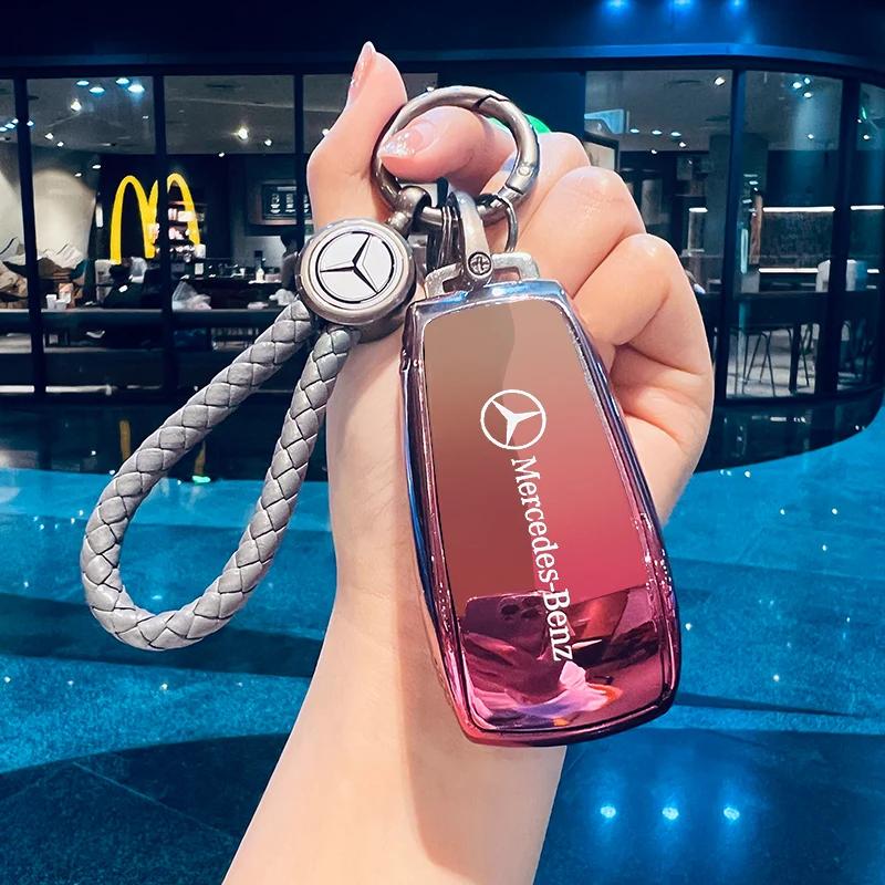 RPO5 TPU Key Fob Cover For Mercedes Benz A B C E S Class W204 W205 W212 W213 W176 GLC MAYBACH Keyless Soft Case