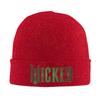 Wicked Movie Logo Emerald Green Beanie Hats  Knit Hat Men Women Street Warm Caps Spring Hippie Design Bonnet Hats
