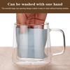 Double Wall Insulated Glass Cups, 13.5oz/24oz Glass Coffee Mugs, Clear Espresso Mugs for Latte, Cappuccino Cup with Handle