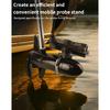 VINmounts Adjustable Fish Finder Transducer Clamp Mount, Multi-Mode Sonar Sensor Bracket Accessory for Trolling Motor Kayak Boat