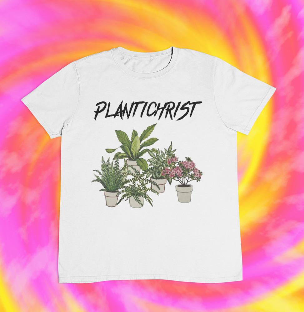 Футболка PLANTICHRIST | любитель растений | эстетика | y2k | ретро | цветы Унисекс Футболка