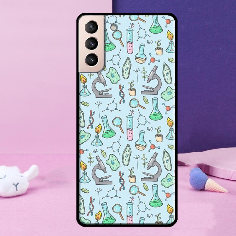 Biology and Chemistry Phone Case For Samsung Galaxy S24 Ultra S25 Ultra S9 S10 S20 S21 S22 Plus S23 S24 FE Cover