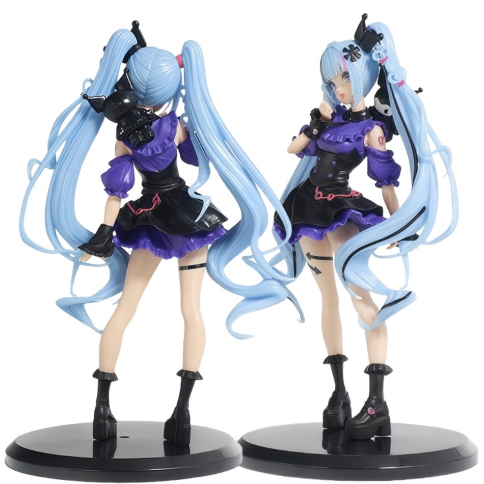 Multiple Styles Hatsune Miku Anime Figures Cute Miku Collectible Figurines Desktop Decoration Birthday Present In Stock