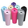 24oz Large Capacity Double-Layer Plastic Straw Cup Portable Flip-Top Lid Outdoor Frosted Design Direct Drinking for