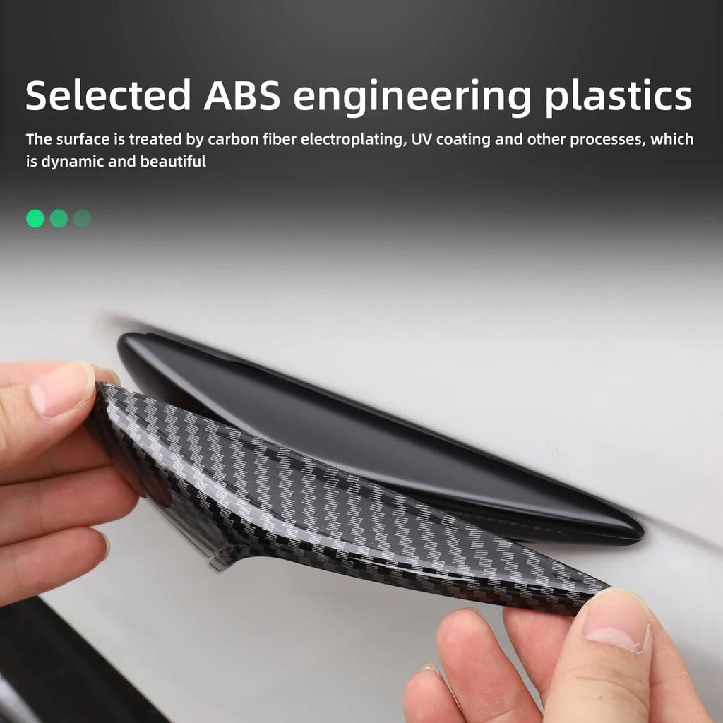 LUCKEASY для Tesla Model3 ModelY 2018-2022, модифицированный внешний вид автомобиля, боковое крыло, камера, защитный чехол из углеродного волокна, защитная крышка