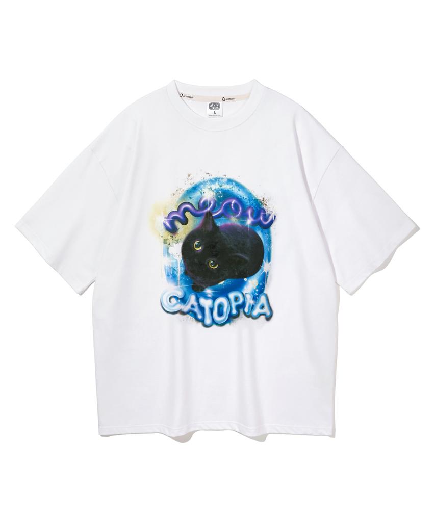 ALVINCLO Catopia Oversized Short Sleeve T-Shirt Ast4535 (3 Colors)