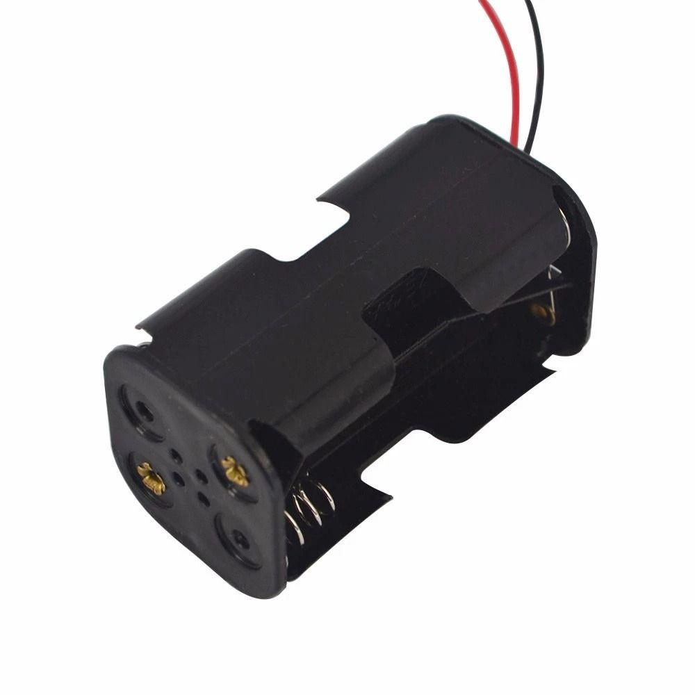 4 * AA Batteries Case Box Battery Case AA Battery Holder Battery Storage 4 x AA Battery Back