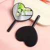 Love Heart Shape Mini Makeup Mirror Small Handheld Makeup Mirrors Sweet Girl Style Suitable for Travel / Carrying Around In Bags
