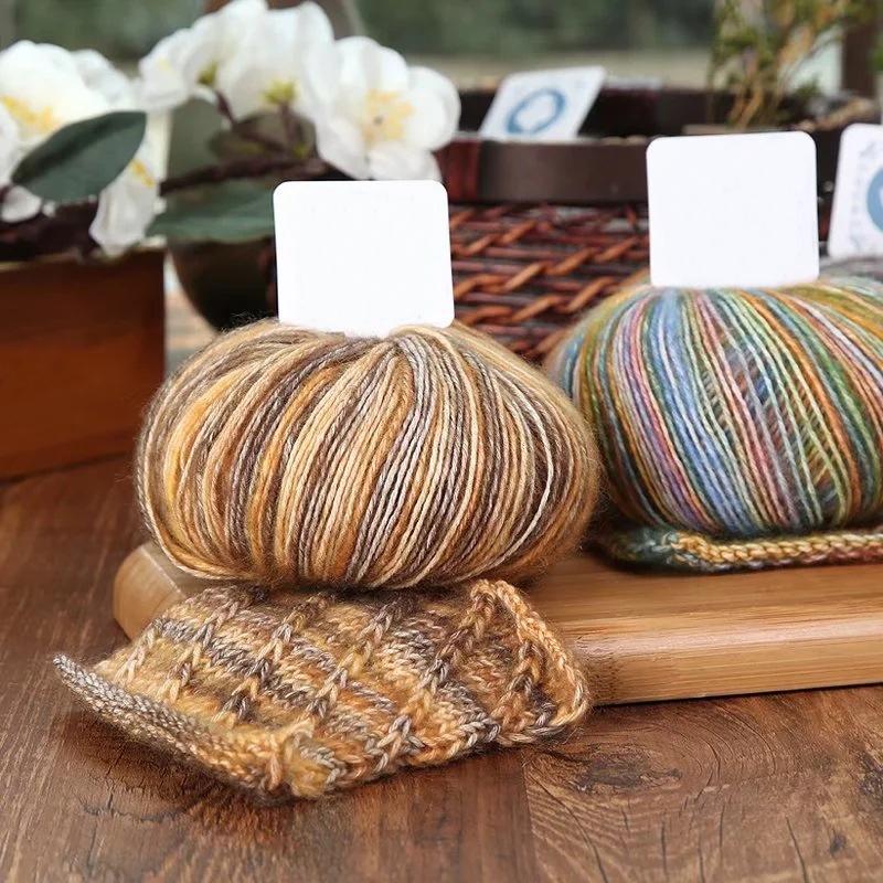 1 шт. для свитера, шарфа, пряжа для ручного вязания, шерстяная хлопчатобумажная нить, швейные аксессуары