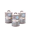Zestaw 3 pojemników ceramicznych na kawę herbatę i cukier MAESTRO Holiday in Porto MR-20005-03CS