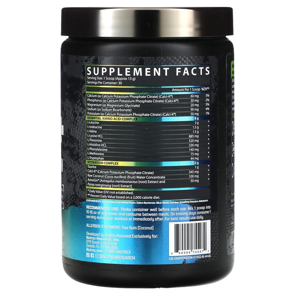 Eaa & Hydration, Blueberry Lemonade, 390G(13.76Oz)