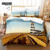 Beautiful Scenery Bedding Set, 3Pcs Duvet Cover Set, Soft Comfortable Breathable Duvet Cover, For Bedroom Guest Room Decor