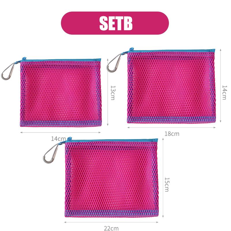 Цветная сетчатая сумка для хранения с двойной молнией, двухслойный портативный кошелек для монет, квадратный сетчатый кошелек для монет, дорожный органайзер, сумка для переноски