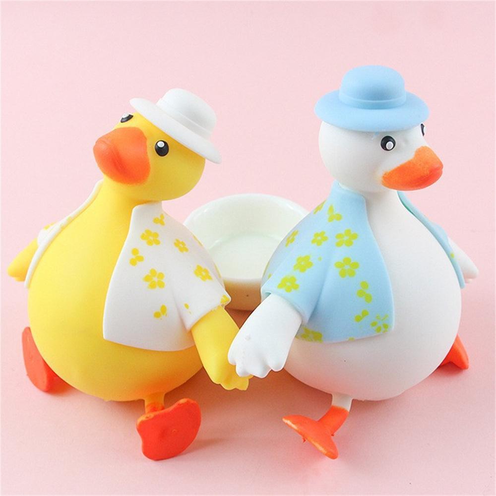2Pcs Antistress Squeeze Toy Cute Duck Stress Relief Toy