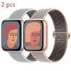 2 шт. Ремешки Для Apple Watch Band 44 мм 40 мм 45 мм 46 мм 42 мм 49 мм 41 мм Нейлоновый петлевой браслет iwatch Серия 10 9 8 7 6 5 3 se ultra 2