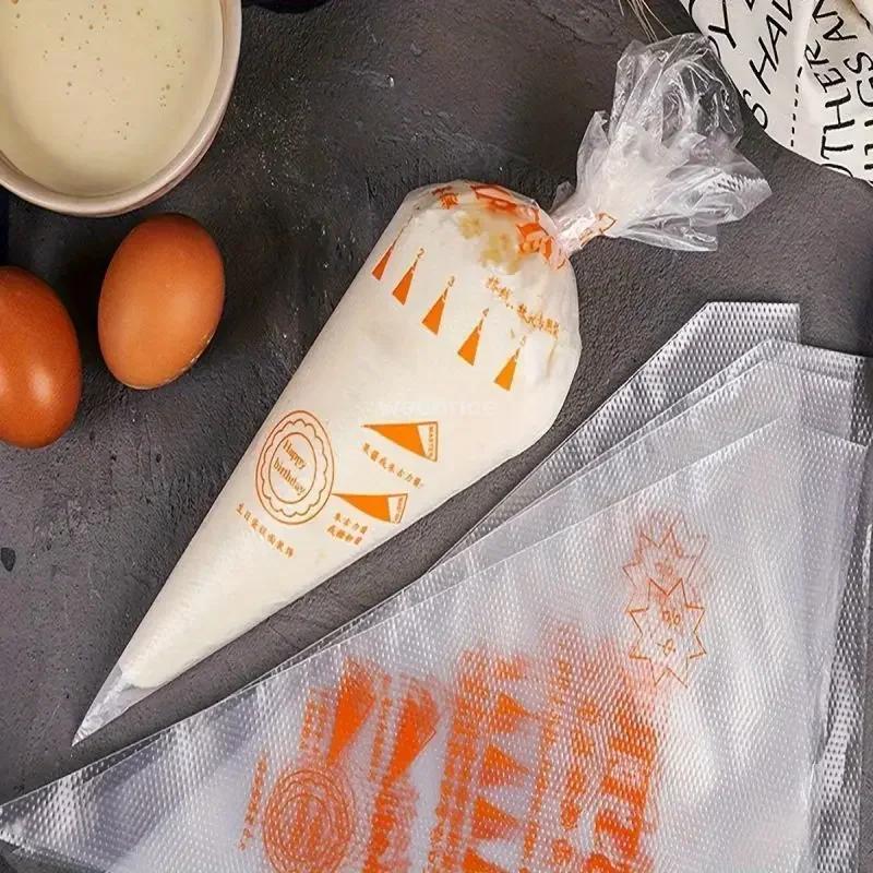 100-500 шт. толстые одноразовые кондитерские мешки для печенья мешок для глазури своими руками для украшения торта кремом кондитерский мешок принадлежности для выпечки рукава для печенья