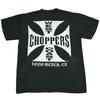 Vintage West Coast Choppers Mens XL Black Motorcycle Long Beach T-Shirt REPRINT