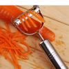 2 шт. Многофункциональная овощечистка-слайсер из нержавеющей стали, картофелечистка, огурец, морковь, терка, овощечистка, кухонные аксессуары