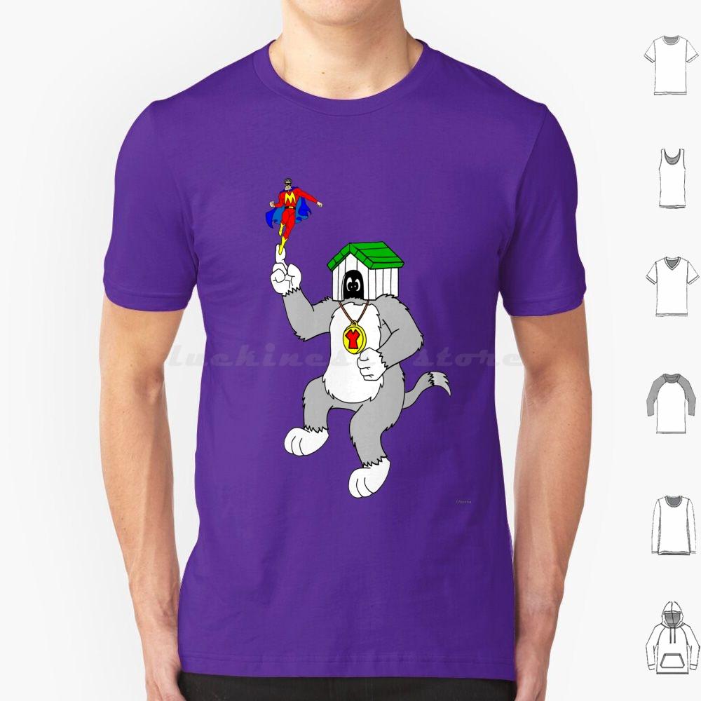 Футболка M Man And Yukk Ugly Dog 6XL Хлопок Крутая Футболка Сильный Человек И Юкк Мультяшный Комикс Смех Герой Комедии Собака Маленькое Телешоу Hb