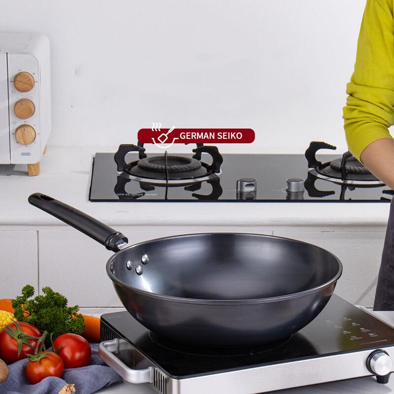 Чугунный вок Zhang Xiaoquan Dongpo Family Черное Золото