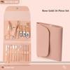 Manicure Full Set of Nail Clippers Green Folding Package 16 Pcs Set Nail Clippers Cutter Set