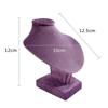 Mannequin Neck Model Stand Solid Color Storage Rack Fashion Display Stand  Necklace Pendant
