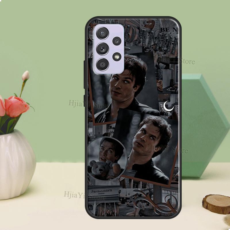 Кейс Damon Salvatore The Vampire Diaries для Samsung A54 A34 A24 A14 A51 A71 A12 A22 A32 A52 A72 A73 A33 A53 A13 Задняя крышка