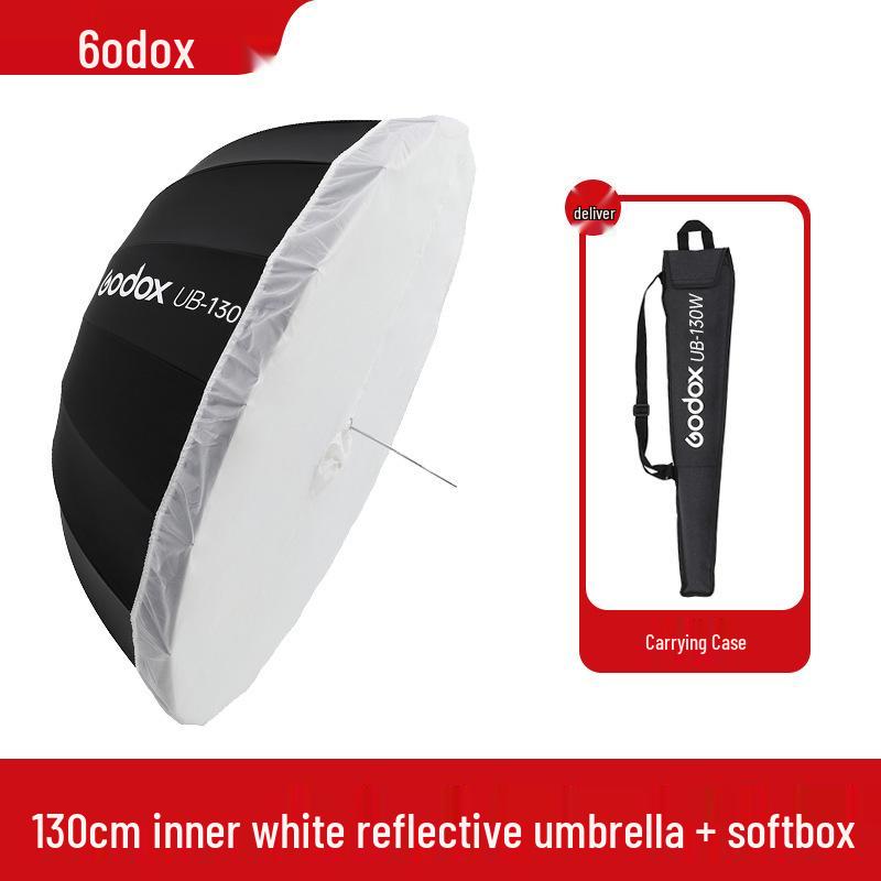 Godox UB Parabolic Reflector Umbrella: Large, Portable, Multifunctional Light for Studio and Outdoor Photography.