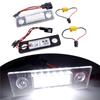 2 шт. для VW Skoda Octavia 2 1Z 2008 ~ Roomster 5J 2006-2010 Белый Canbus без ошибок Автомобильный светодиодный светильник для номерного знака