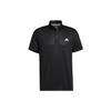 Polo Shirt With Collar For Golf Men Tops Black HS9045