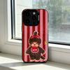 Милый чехол для телефона M-Monchhichi для iPhone 17,16,15,14,13,12,11 Plus,Pro Max,XS, Цветной Серебряный Покрытый Внутренний Чехол