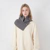 Removable Buttons Solid Color Knitted Wool Scarf Women's Autumn and Winter New Outer Shawl Buttons