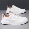 New High-end Spring and Summer Breathable Men's Shoes Platform Trend Board Shoes Casual Men's Non-slip White Shoes