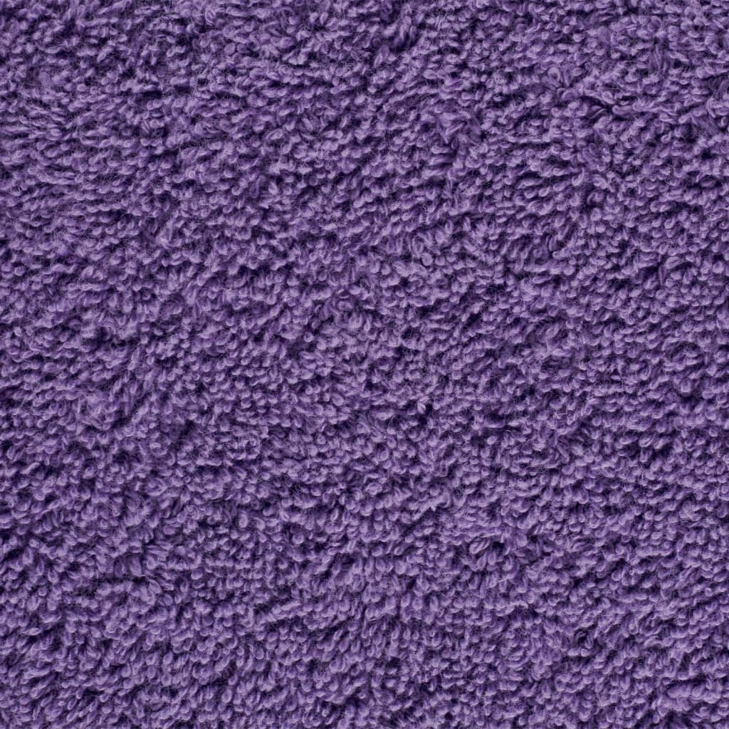 Vidaxl Ręczniki Premium Solund 10 Szt. Fioletowe, 80X200 Cm, 600 G/Cm²