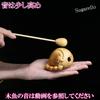 Sugarello Mokugyo Buddhist Altar Accessories, Mini Mokugyo Wooden Musical Instrument, Meditation Percussion Instrument, Boxwood, Portable Wood