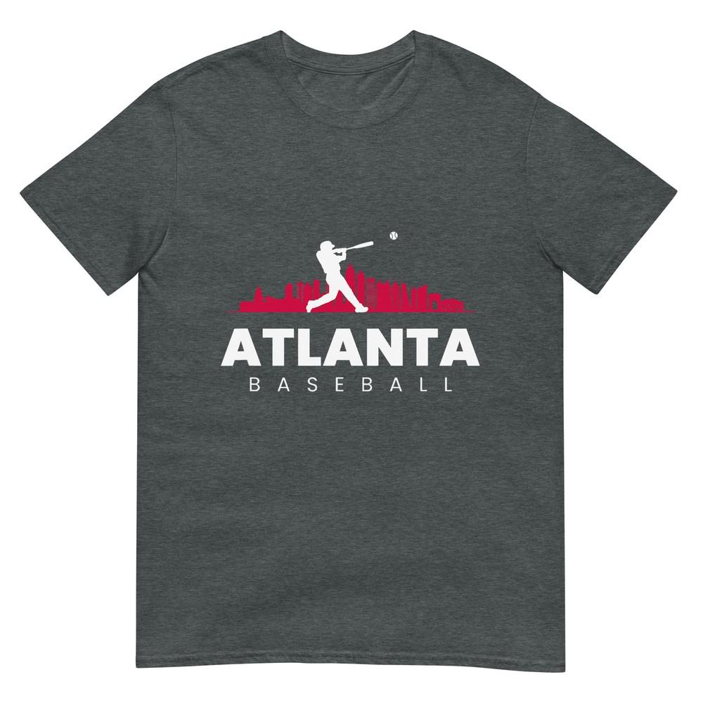 Atlanta Baseball Vintage Minimalist Retro Baseball Lover Tshirt