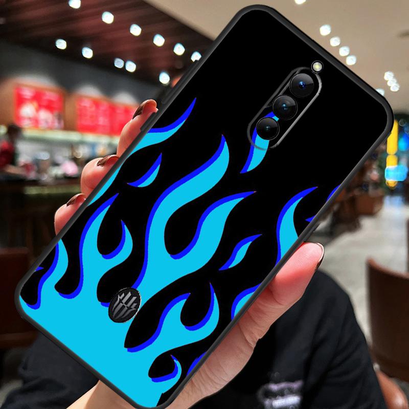Крутой Чехол с Цветным Узором «Пламя» Для ZTE Nubia Red Magic 10S 10 8 9 8S 9S 11 Pro Plus 10 Air 5G 6R 6 7 6S 7S Pro