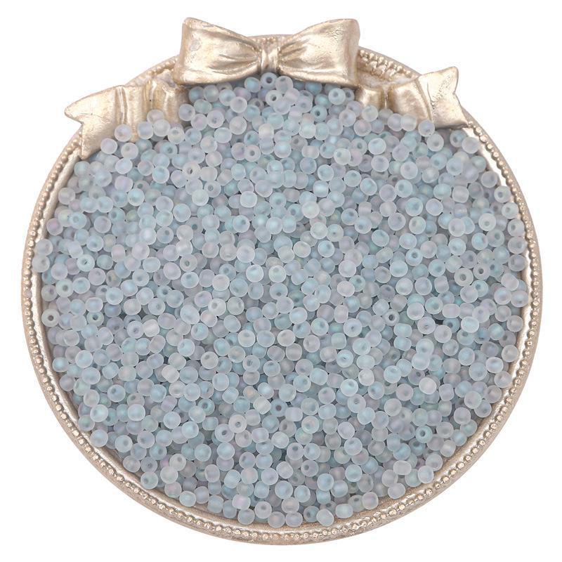 Изготовленные вручную высококачественные стеклянные матовые рисовые бусины для создания украшений из бисера своими руками.