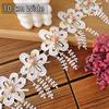 Flower Embroidered Lace Trim Ribbon For Crafts Wedding Dress Sewing Accessories Diy Material Needlework Decorative Fabric