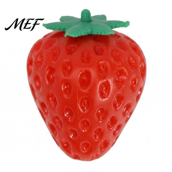 Fruit Squeeze Toy Strawberry Grape Stress Relief Toy, Realistic Sensory Anxiety Relieving Office Desk for Kids Adults