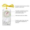 Acrylic Orienteering Compasses with Scale Practical Outdoor Compasses Outdoor Measuring Scale Map Navigation Tool